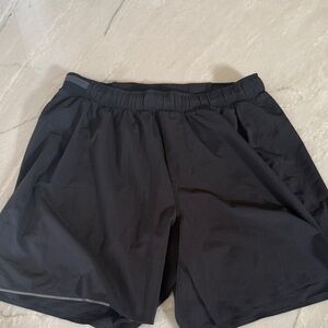 Lululemon athletica  Black Performance Athletic Shorts with Elastic Waist